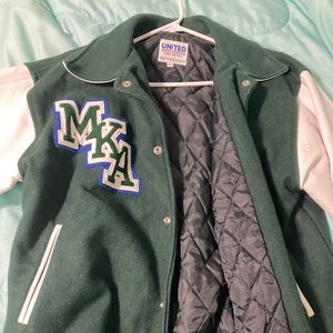 Varsity letterman jacket